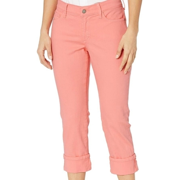 NY & Co. Pink 12p Capri pants - Picture 1 of 4